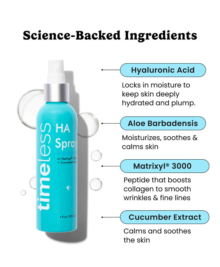 TIMELESS HA MATRIXYL® 3000 W/ CUCUMBER SPRAY
